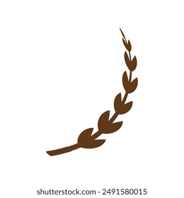 wheat icon vector template illustration logo design