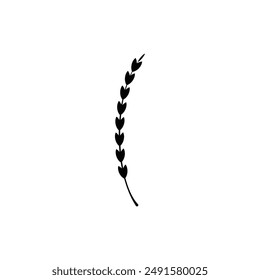 wheat icon vector template illustration logo design