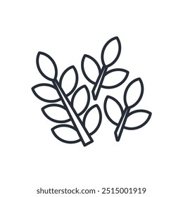 Wheat icon. vector.Editable stroke.linear style sign for use web design,logo.Symbol illustration.