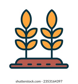 wheat icon for your website, mobile, presentation, and logo design.