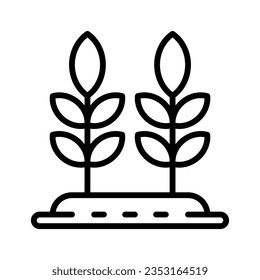 wheat icon for your website, mobile, presentation, and logo design.