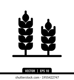 Wheat icons vector collection, illustration logo template in trendy style. Suitable for many purposes.