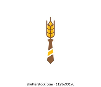 Wheat Job Icon Logo Design Element