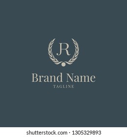 Wheat JR elegance luxury logo
