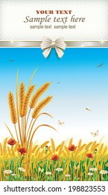 Wheat landscape