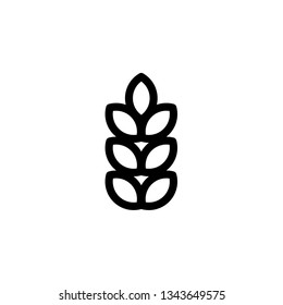 wheat line art
