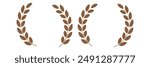 Wheat line icon set. flour oat vector icon. dietary grain sign. malt plant sign. cereal whole plant icon for UI designs.