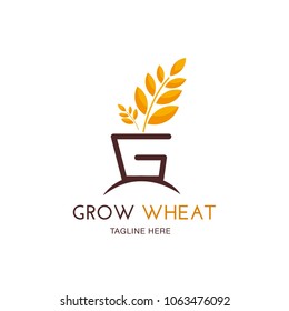 Wheat Logo Design