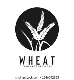 Wheat logo design for Agriculture symbol