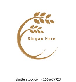 wheat logo design, bread logo design