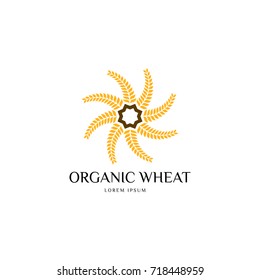 wheat logo design illustrations