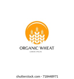 wheat logo design illustrations