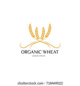 wheat logo design illustrations