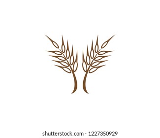 Wheat logo icon
