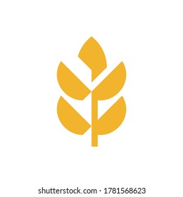 Wheat logo. Icon design. Template elements