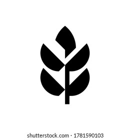 Wheat logo. Icon design. Template elements
