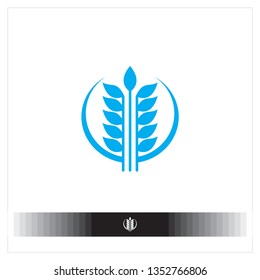 
wheat logo icon. EPS 10