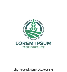 wheat logo. icon. vector illustration. simple and editable