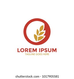 wheat logo. icon. vector illustration. simple and editable