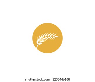 Wheat logo illustration