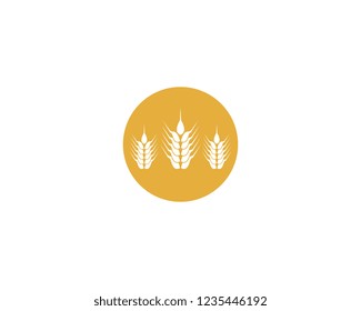 Wheat logo illustration