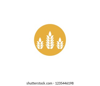 Wheat logo illustration