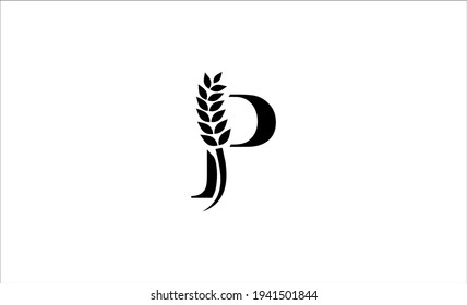 lettre de logo P illustration vectorielle