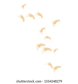 wheat logo stok image illustrator