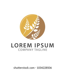 wheat logo template