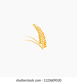 wheat logo template