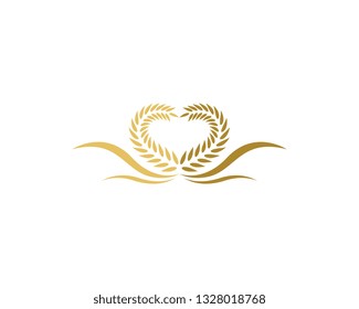 Wheat logo template
