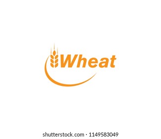 wheat Logo Template vector icon design