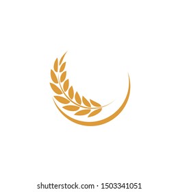 wheat Logo Template vector icon design
