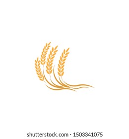 wheat Logo Template vector icon design
