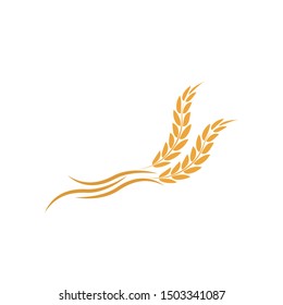 wheat Logo Template vector icon design
