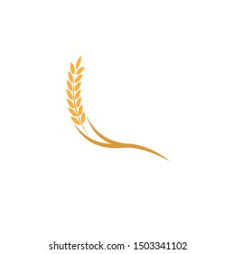 wheat Logo Template vector icon design
