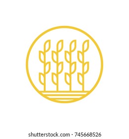 Rice Grain Logo Images Stock Photos Vectors Shutterstock