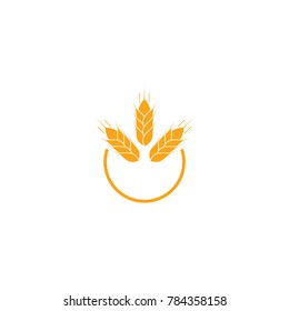 Wheat Logo Template vector icon design