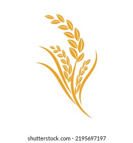 Wheat Logo template vector illustration design