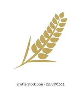 Wheat Logo template vector illustration design