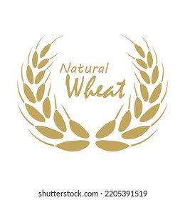 Wheat Logo template vector illustration design