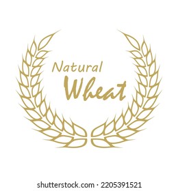 Wheat Logo template vector illustration design