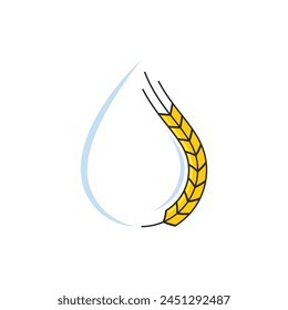 Wheat Logo template vector illustration design