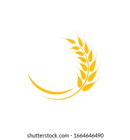 Wheat Logo Template vector symbol nature