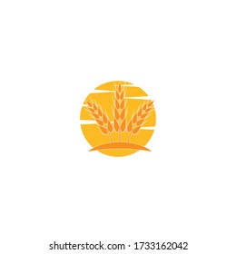 Wheat Logo Template vector symbol nature