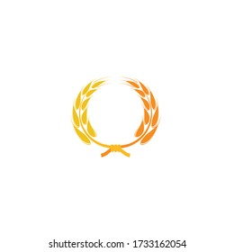 Wheat Logo Template vector symbol nature