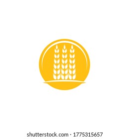 Wheat Logo Template vector symbol nature