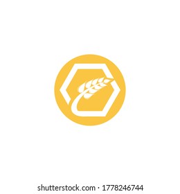 Wheat Logo Template vector symbol nature