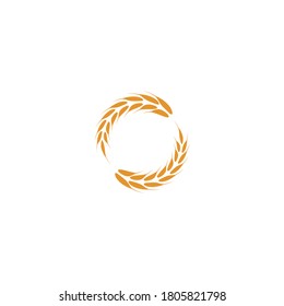 Wheat Logo Template vector symbol nature