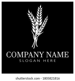 Wheat Logo Template vector symbol nature